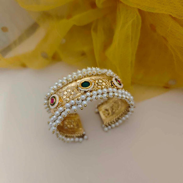 Regal Antique Finish Kada Set – Ethnic Statement Bangles