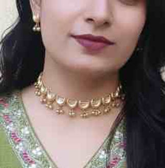 Vintage-Inspired American Diamond Choker Set