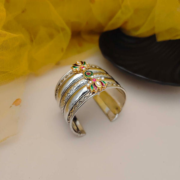 Vintage Inspired Dual-Tone Bangles – Ornate Bridal Kada