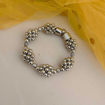 Grand Artisan Oxidised Kada Set – Festive Statement Bangles